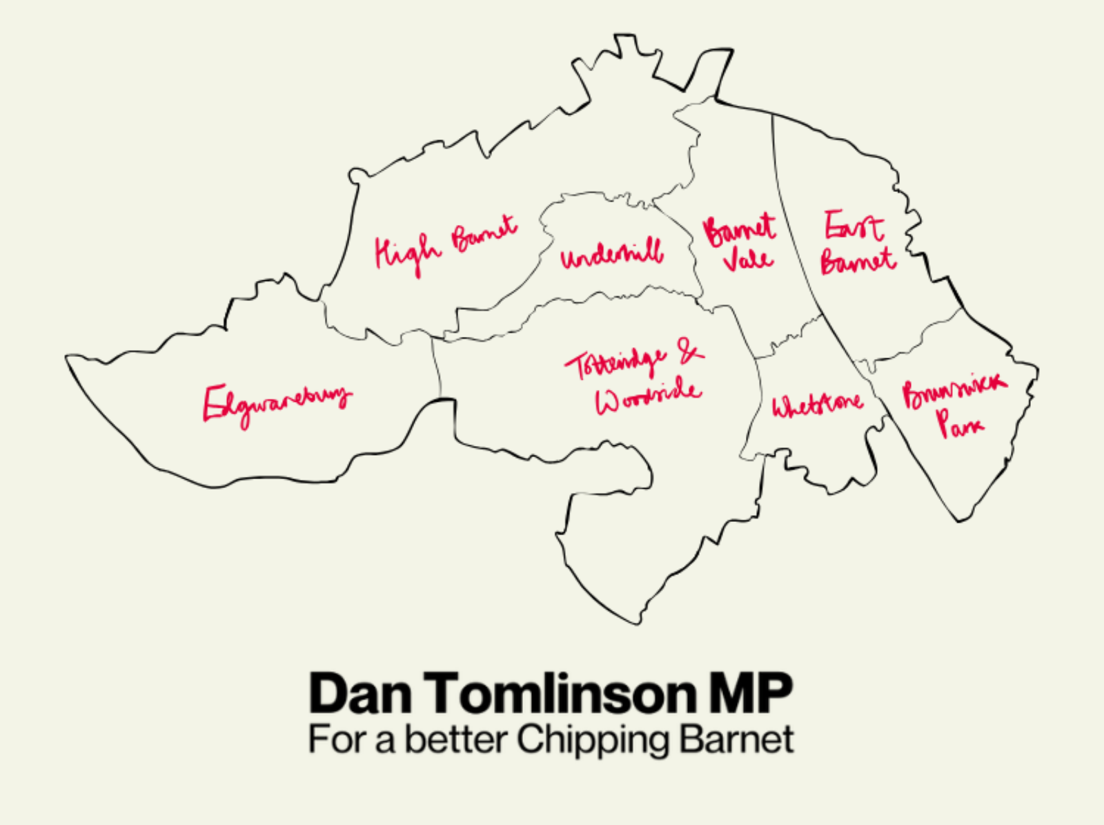 Map of Chipping Barnet