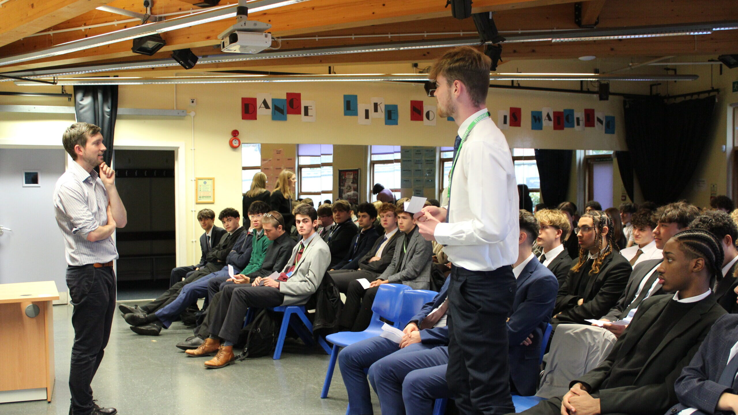 Dan at Finchley Catholic School