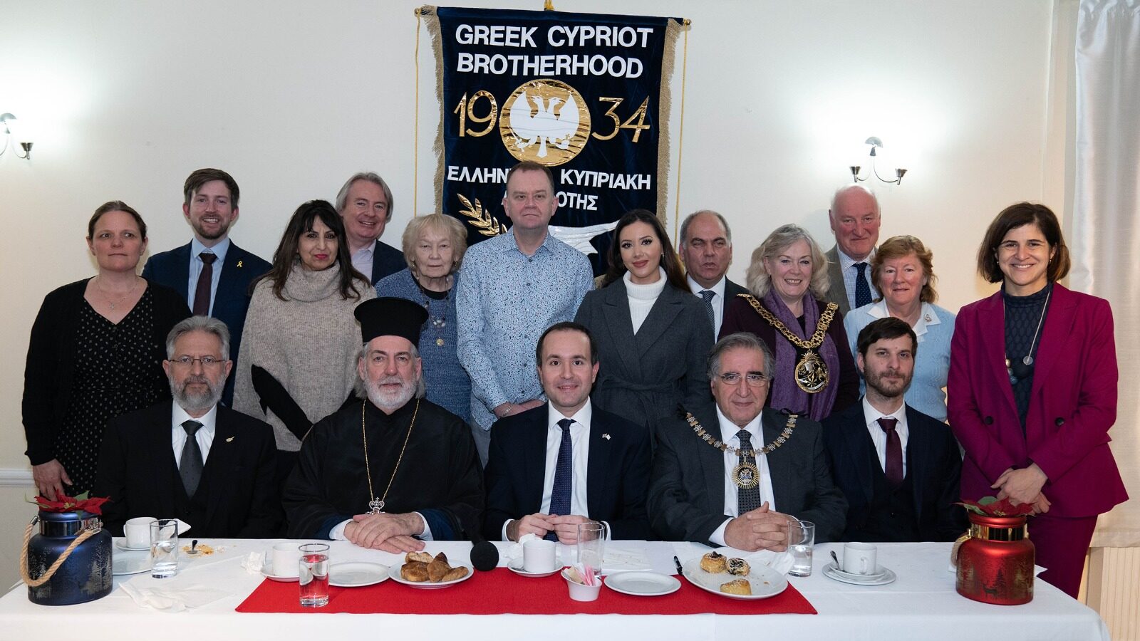 Dan with local politicians, including neighbouring MP and councillors